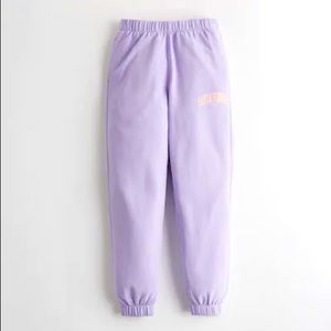 Hollister Purple Santa Monica Sweatpants Small